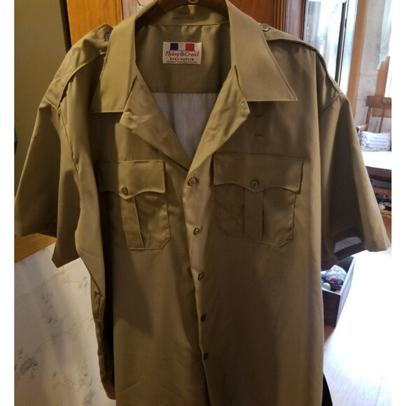 Flying Cross gray uniform shirts size 2xl 2 count - Picture 1 of 12